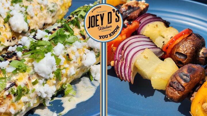 Tofu Pineapple Skewers & Mexican Street Corn Thumbnail