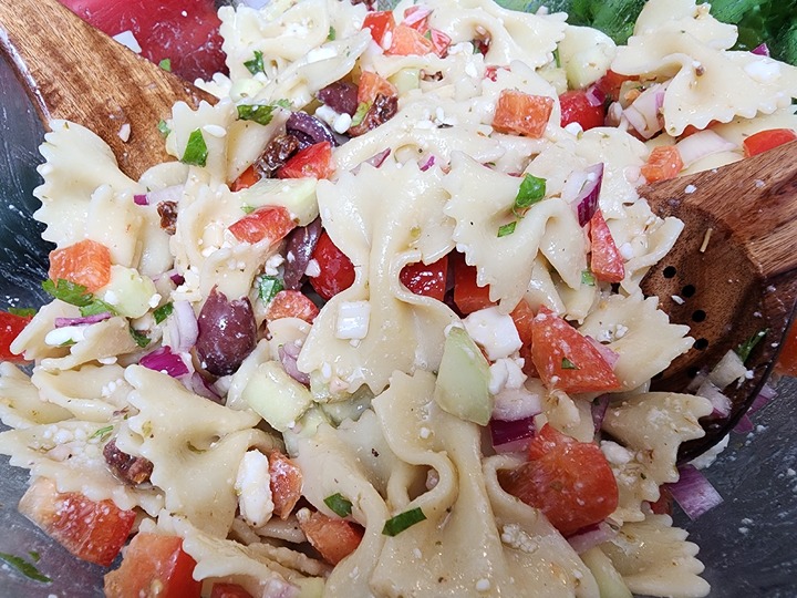 Mediterranean Pasta Salad Photo