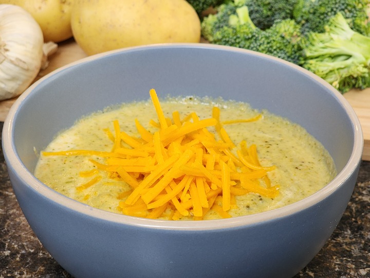 Vegan Cheddar Broccoli Soup Photo